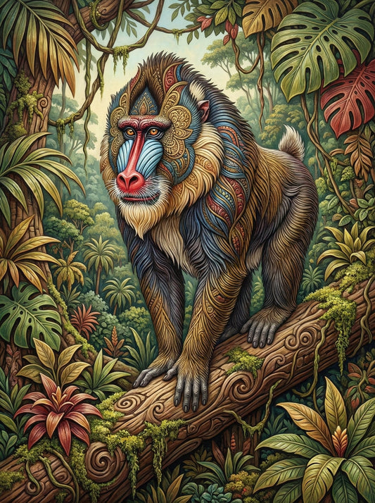 Decorative Monkey Forest (80 Colours)