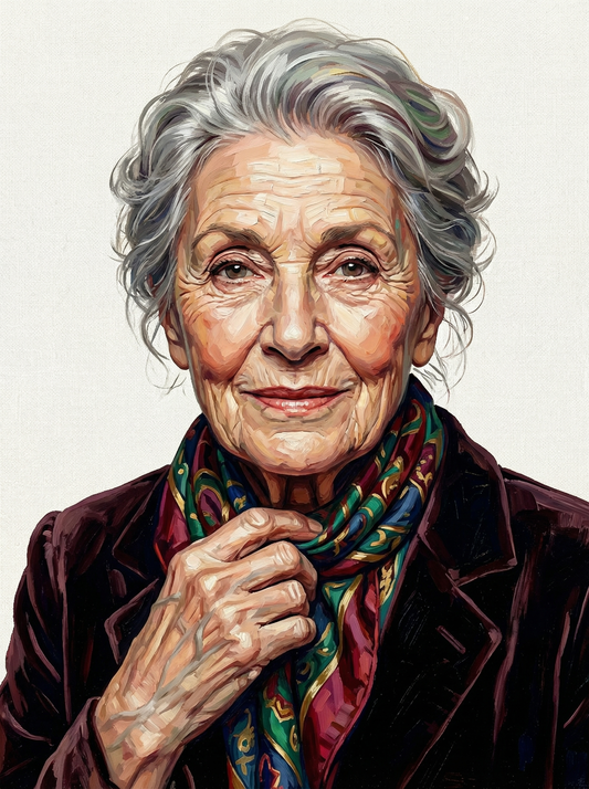Distinguished Velvet Portrait (80 Colours)