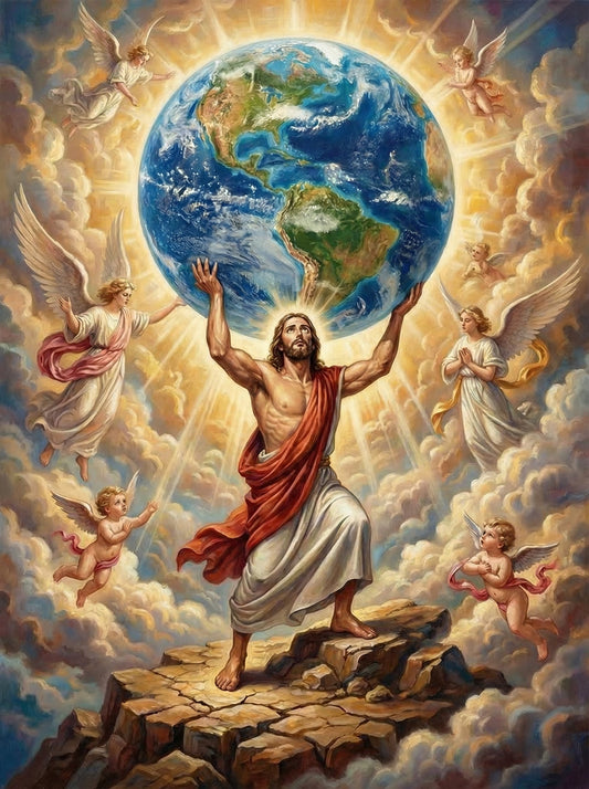 Divine Strength Lifting Earth (80 Colours)