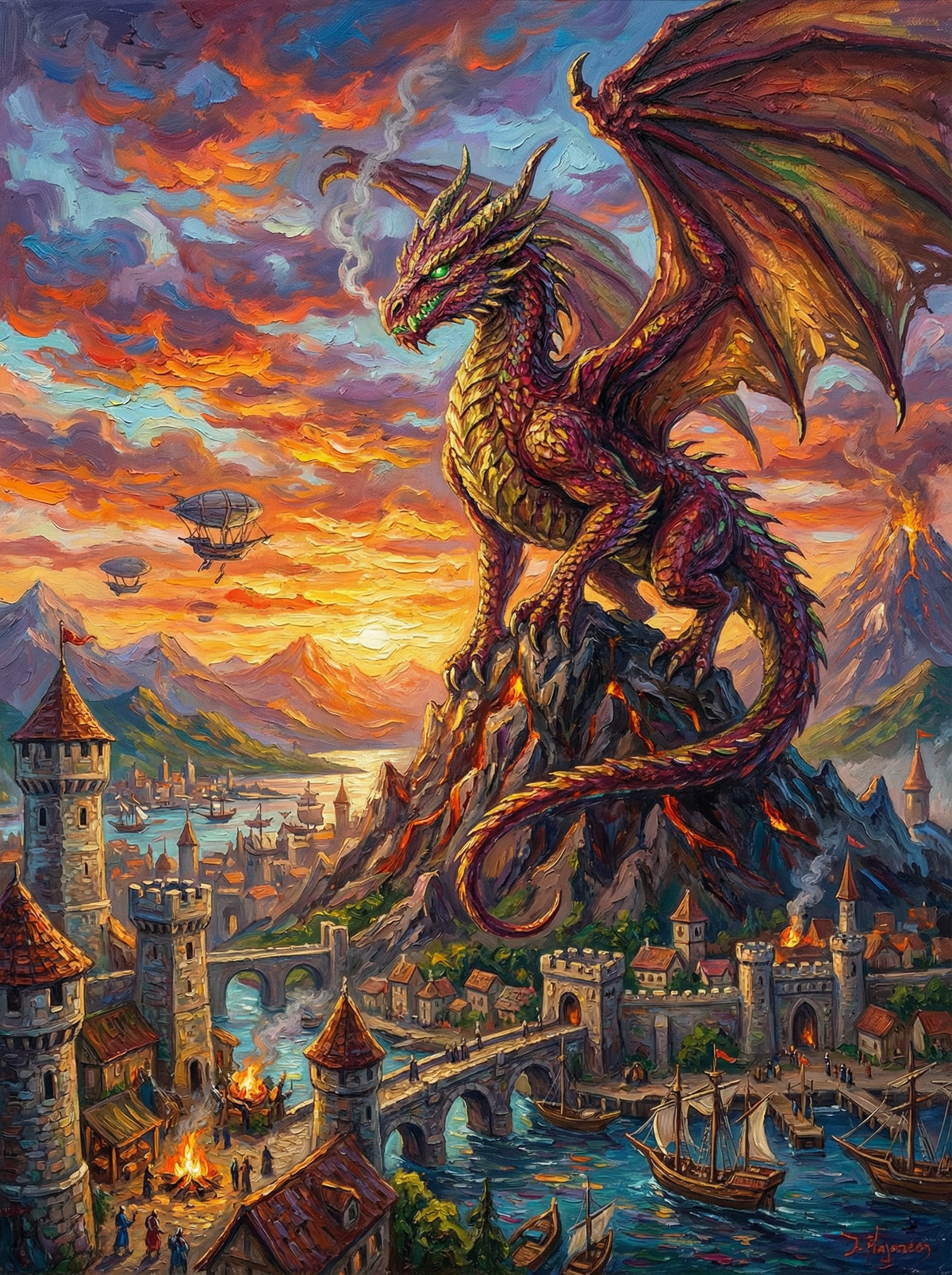 Ember Crown Dragon (80 Colours)