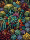 Desert Succulent Symphony (80 Colors)