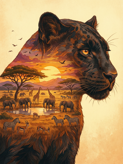 Savanna Spirit Panther (80 Colours)