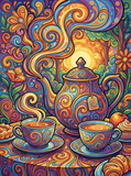 Swirling Tea Symphony (120 Colors)