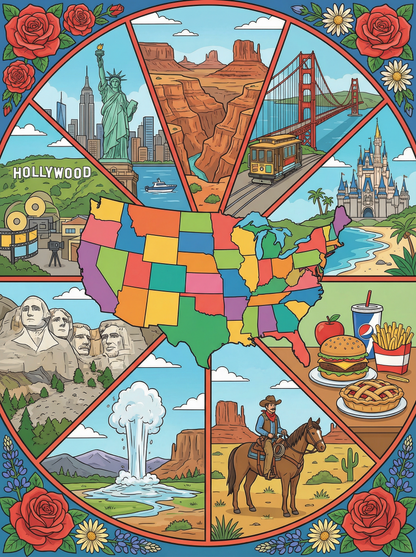 United States Iconic Trails (80 Colours)
