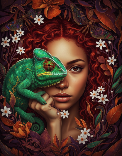 Chameleon Red Curls (80 Colours)