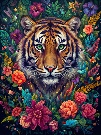 Jungle Bloom Tiger (120 Colours)