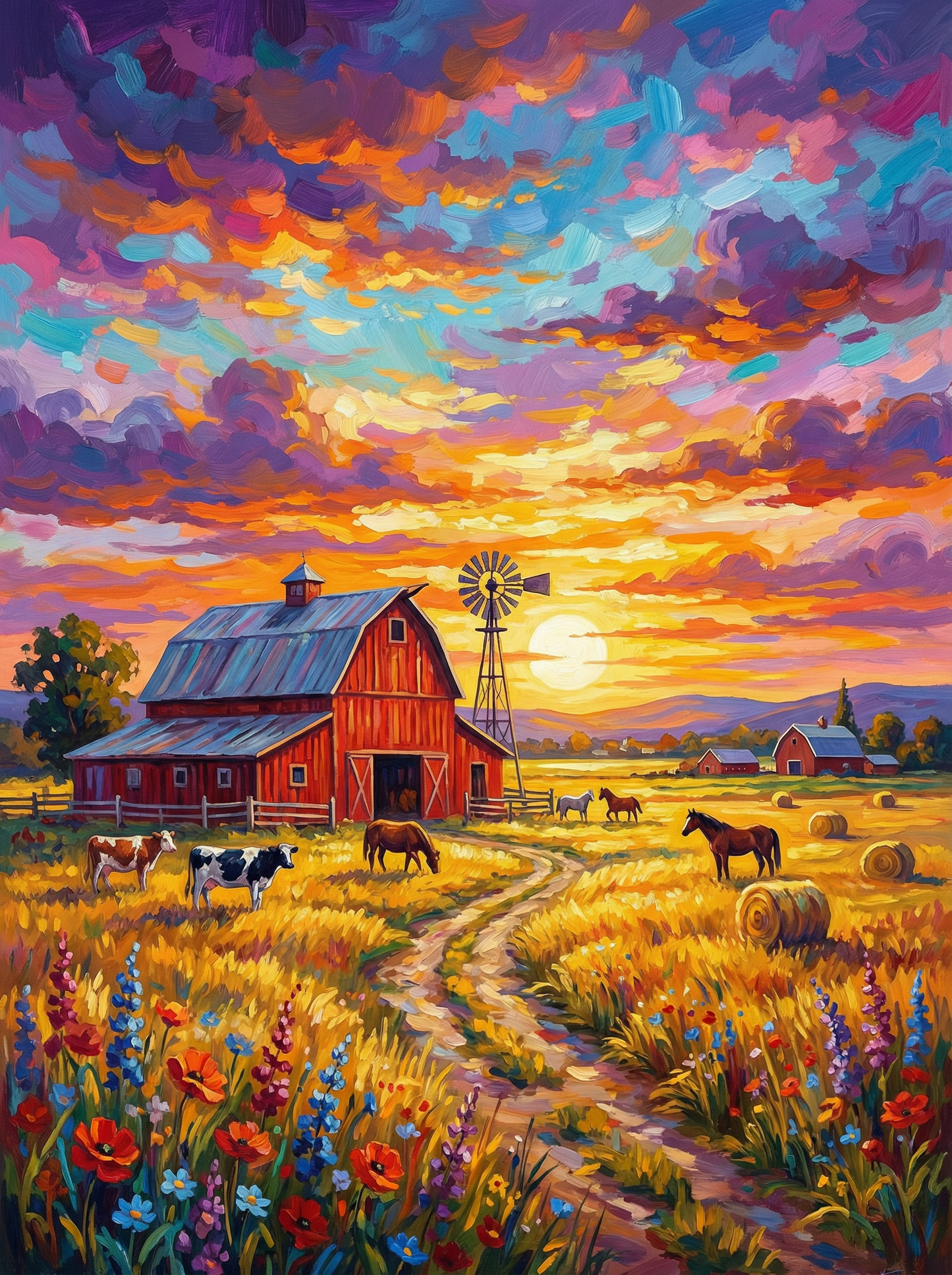 Golden Harvest at Sundown (80 Colours)