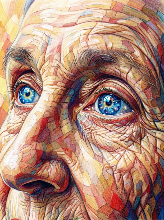 Elderly Woman Headscarf (80 Colours)