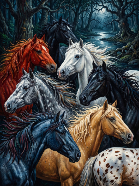 Enchanted Forest Horses (120 Colours)