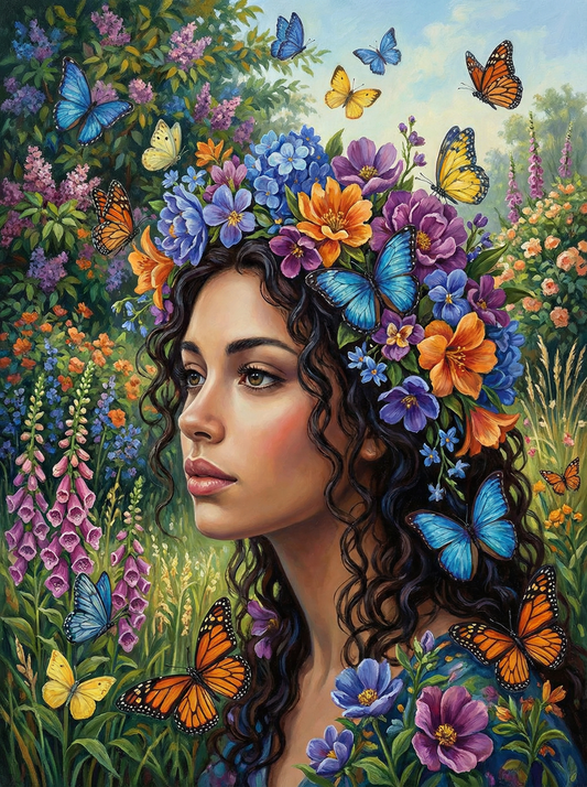 Wildflower Muse Portrait (80 Colours)
