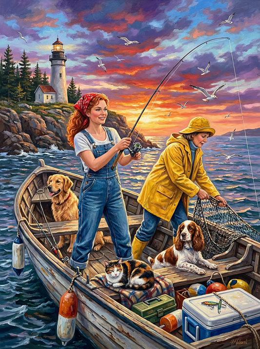 Coastal Fishing Escape (80 Colours)