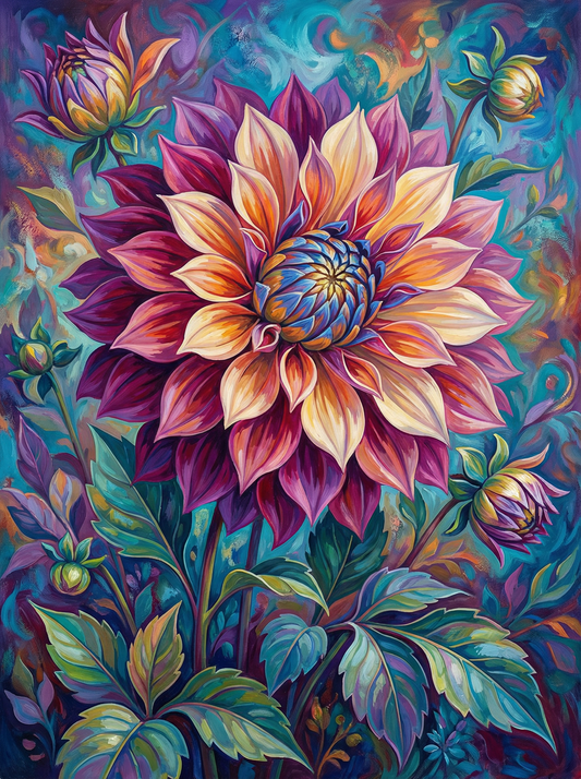 Radiant Dahlia Dream (80 Colours)