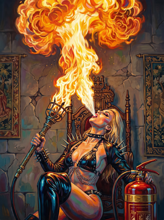 Fire Breathing Woman (120 Colours)