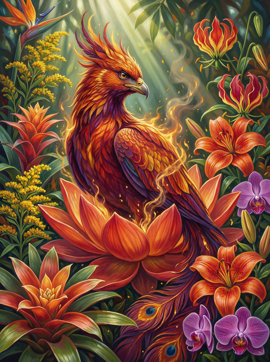 Fire Phoenix Bird Garden (120 Colours)