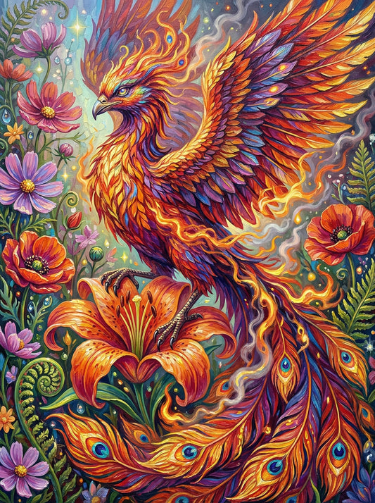 Flaming Phoenix Flight (120 Colours)