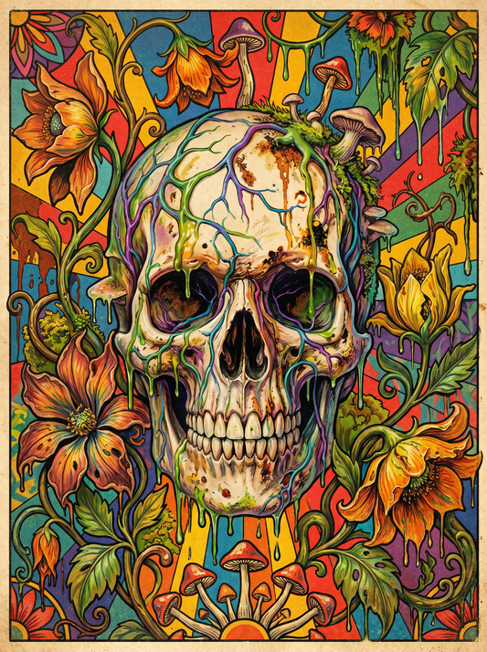 Floral Skull Blossoms (120 Colours)