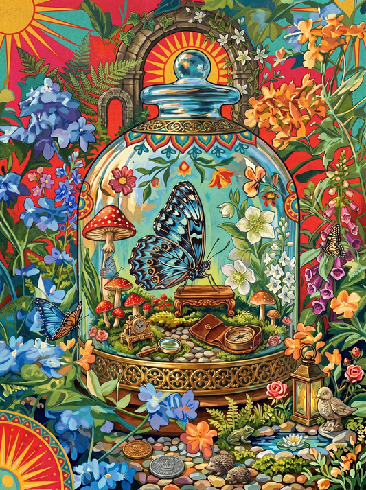 Floral Teapot Still Life (120 Colours)