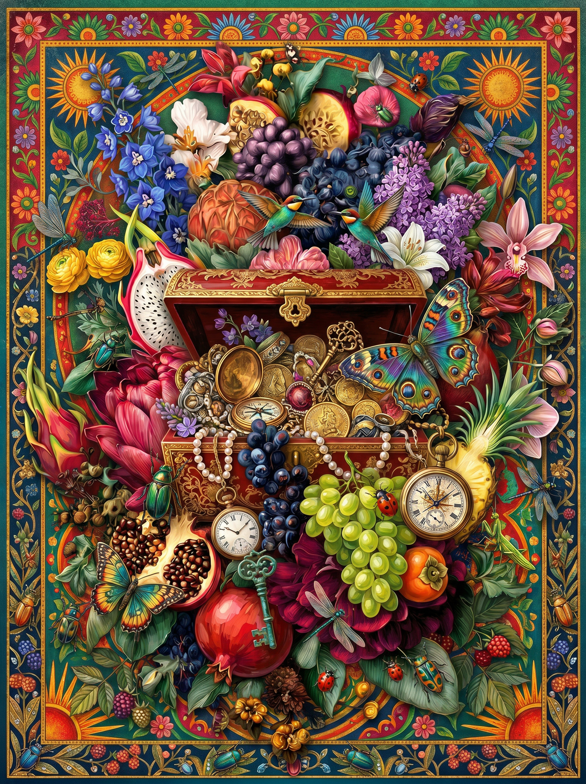 Fruit Flower Pedestal (120 Colours)