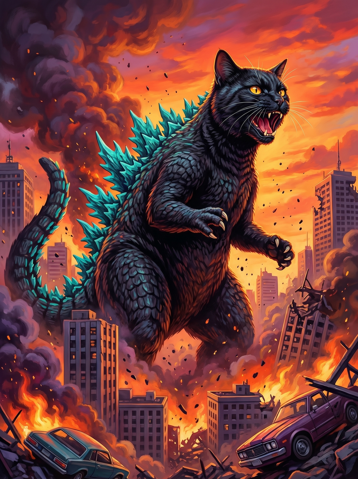 Godzilla City Monster Attack (80 Colours)