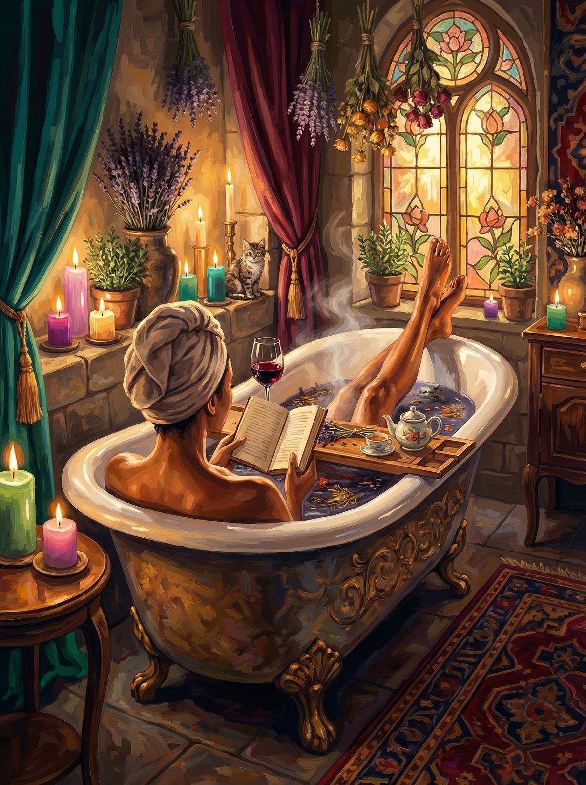 Gothic Bath Escape (80 Colours)