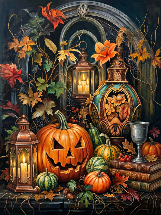 Halloween Potion Pumpkin Scene (120 Colours)