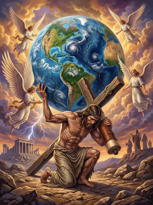 Jesus Carrying the World (80 Colours)