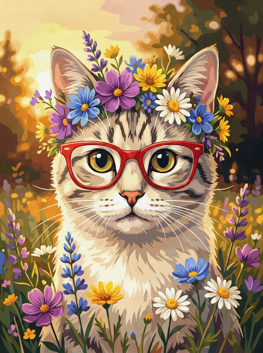 Sunlit Meadow Cat (80 Colours)