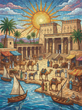 Golden Nile Marketplace (80 Colors)