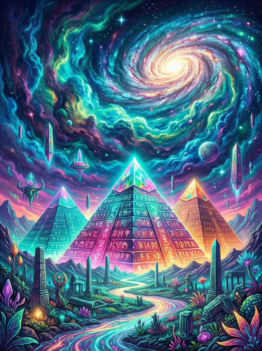 Galactic Crystal Pyramids (120 Colours)