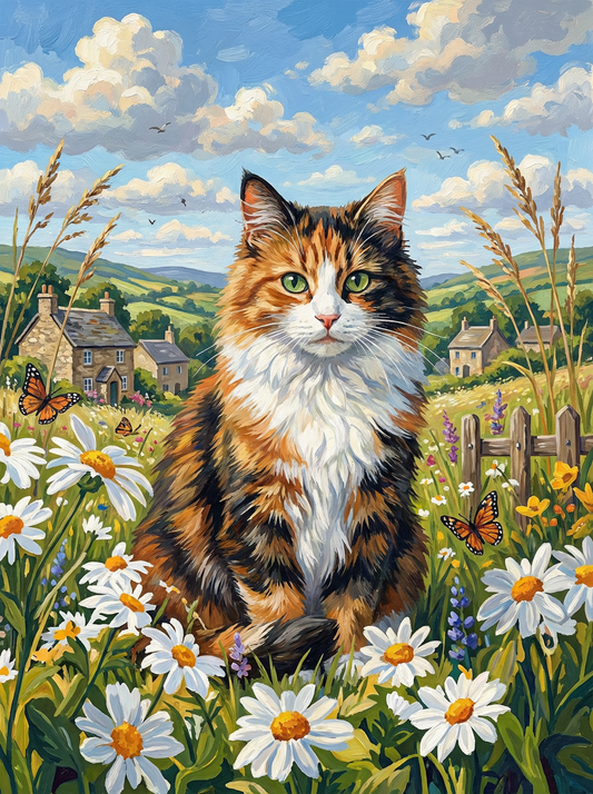 Meadow Watch Calico Cat (120 Colours)