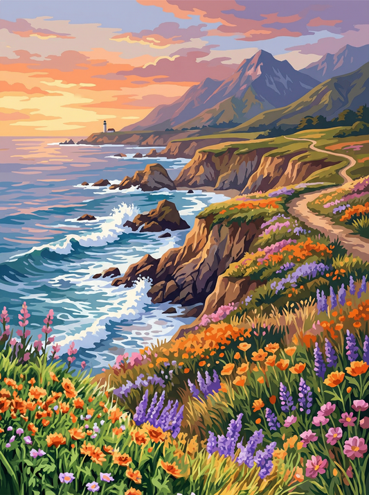 Coastal Wildflower Path (120 Colours)