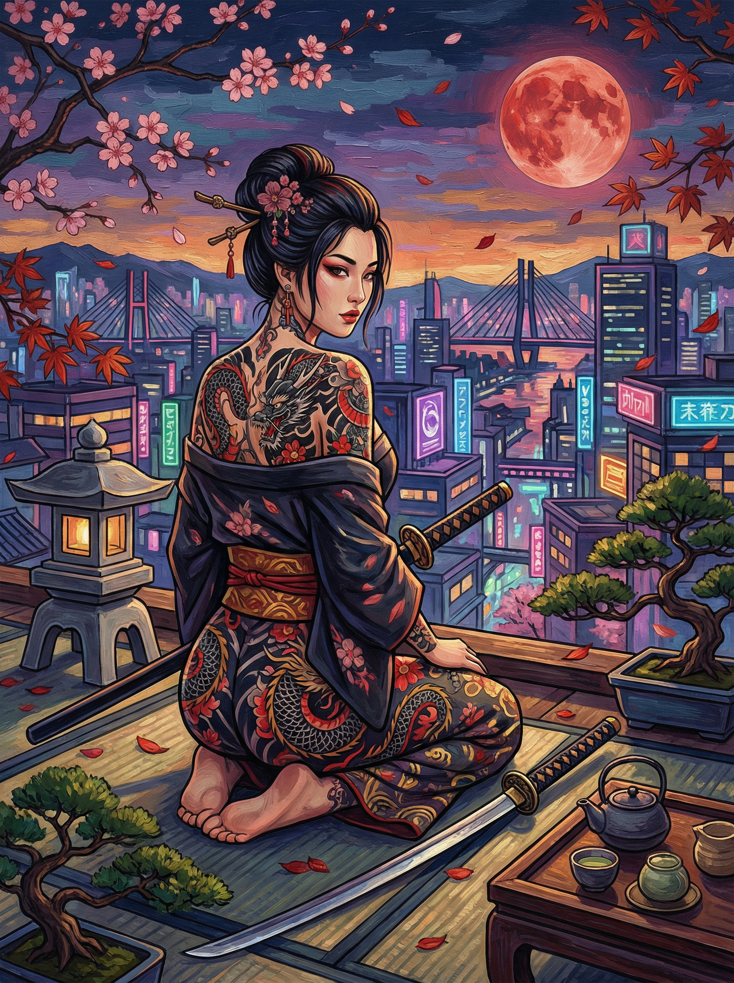 Crimson Moon Samurai (120 Colours)