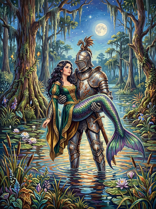 The Knight and the Mermaid (120 Colours)