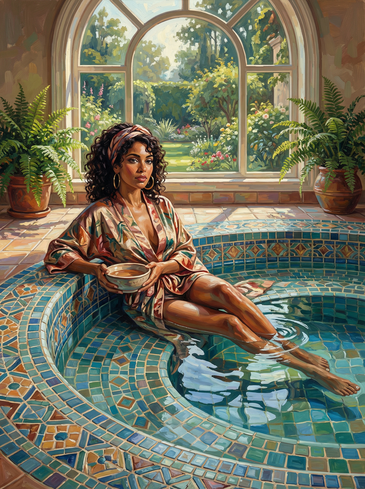 Garden Pool Retreat (120 Colours)