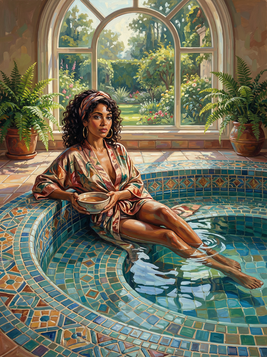 Garden Pool Retreat (80 Colours)