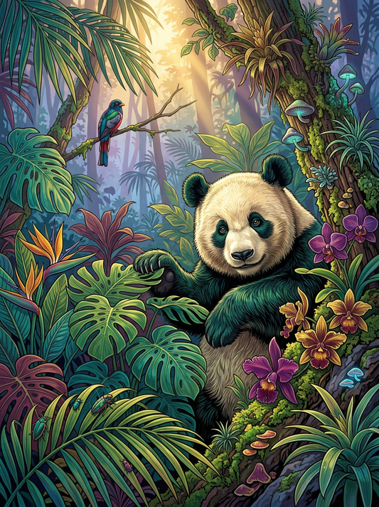 Emerald Jungle Panda (80 Colours)