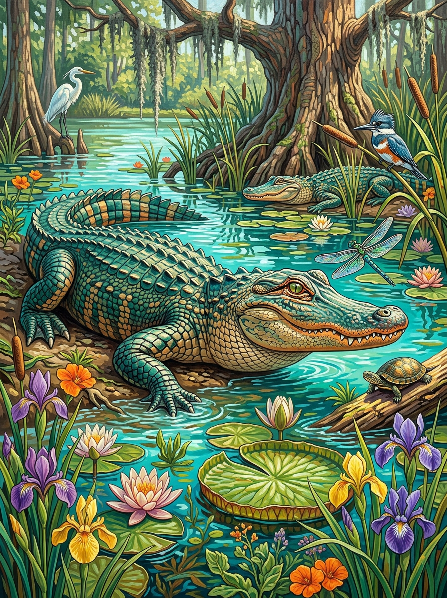 Mystic Swamp Alligator (80 Colours)
