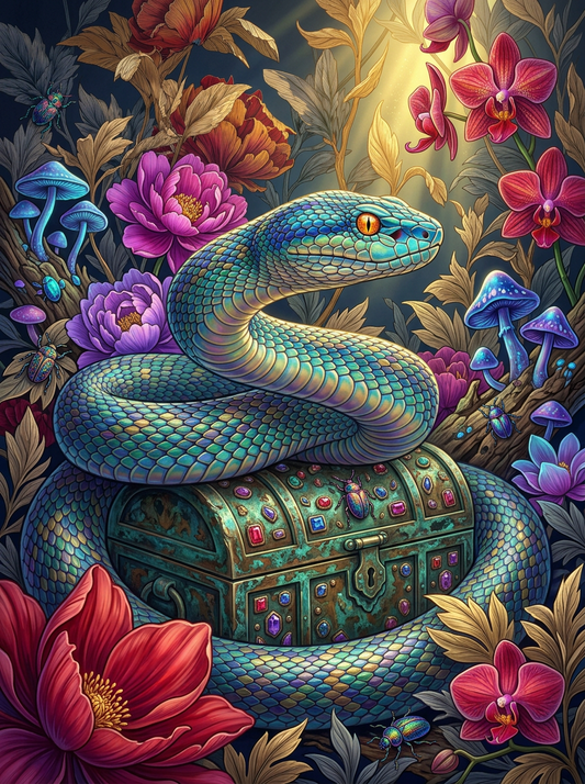 Emerald Treasure Snake (120 Colours)