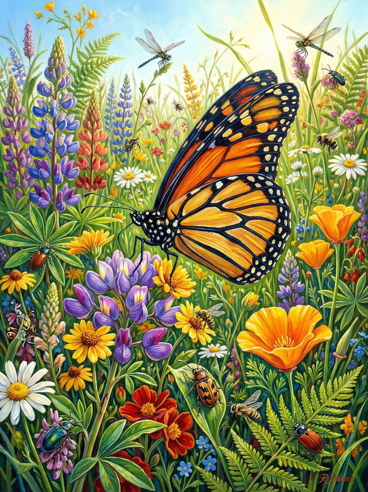 Monarch Meadow Harmony (120 Colours)