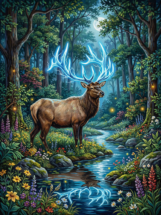 Moonlit Ember Stag (120 Colours)