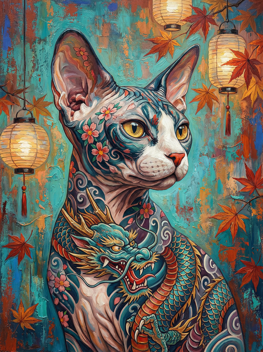 Lantern Dragon Sphynx (120 Colours)