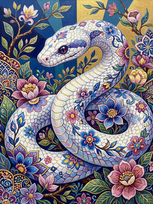 Floral Serpent Majesty (120 Colours)
