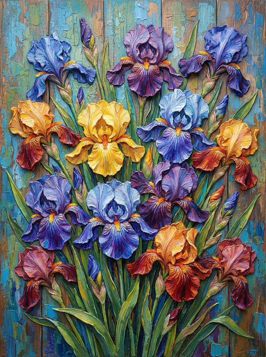 Rustic Iris Reverie (80 Colours)
