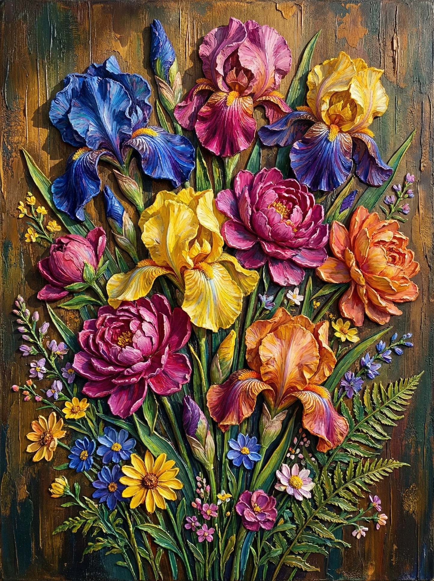 Golden Rose Hydrangea (80 Colours)