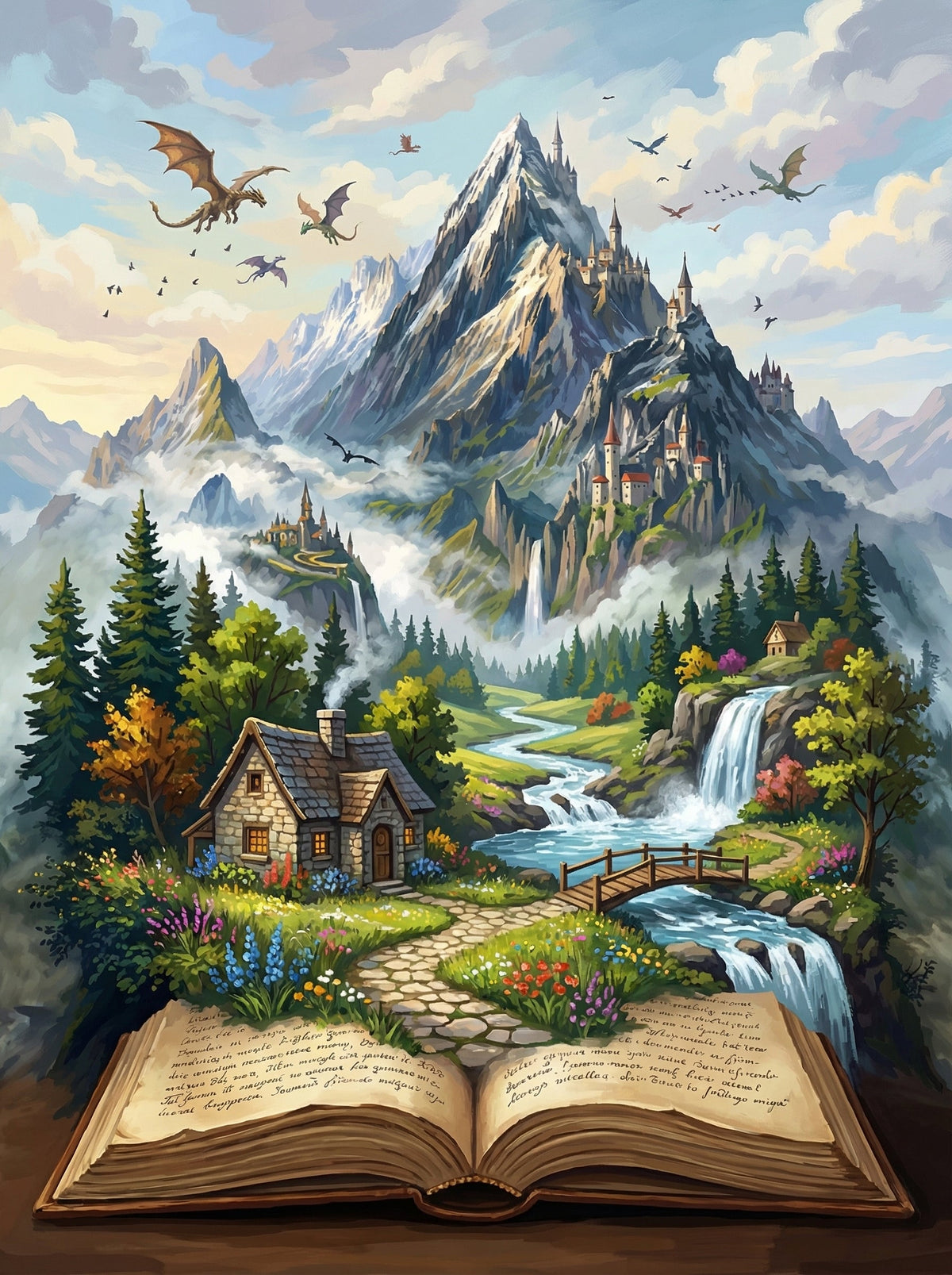 Storybook Mountain Kingdom (80 Colours)