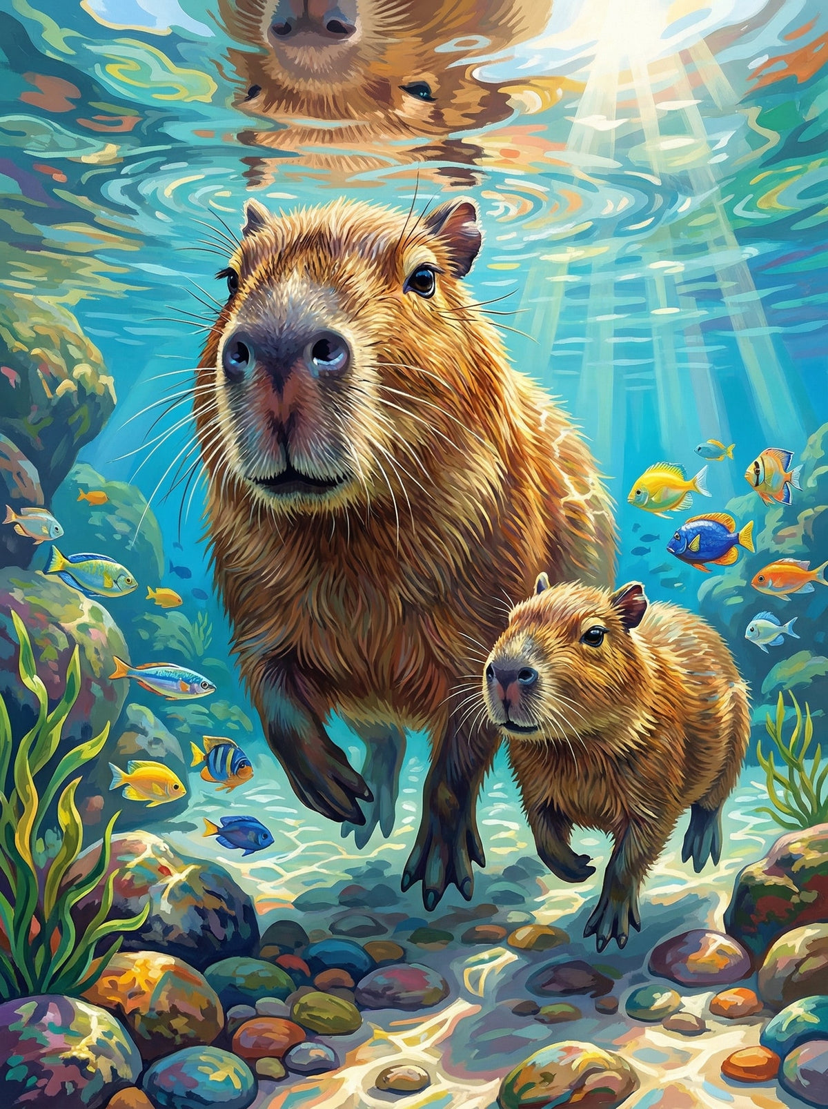 Capybara Coral Voyage (80 Colours)