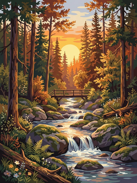 Golden Forest Cascade (80 Colours)