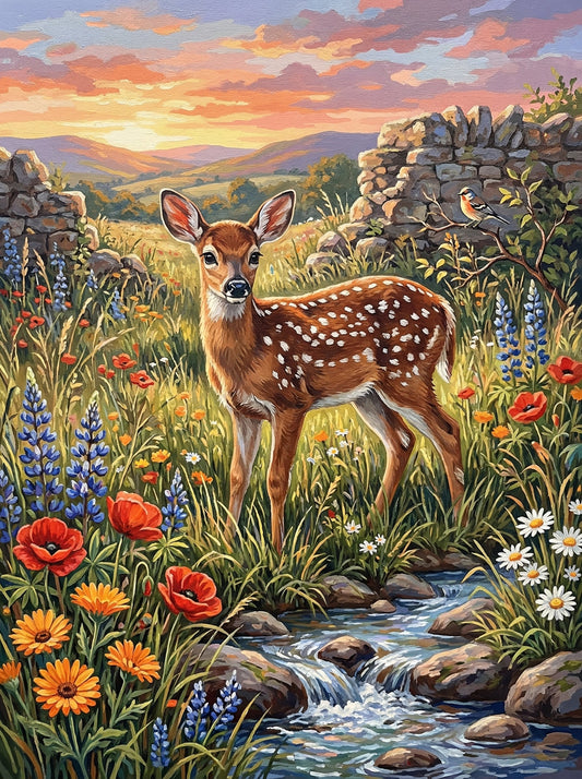 Wildflower Stream Deer (120 Colours)