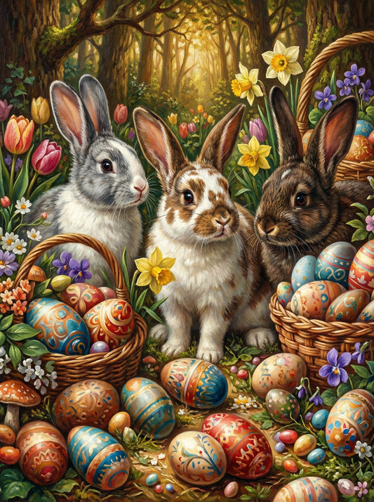 Easter Meadow Rabbits (120 Colours)