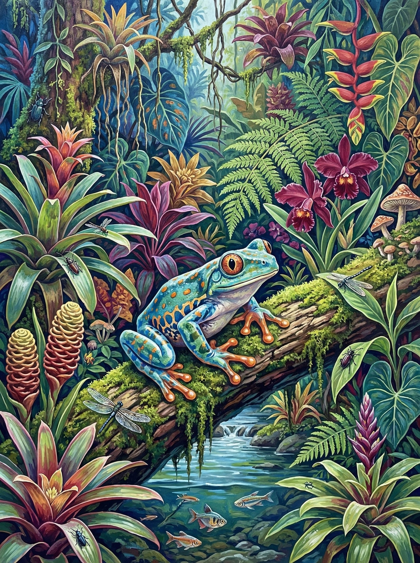 Tropical Jungle Frog (80 Colours)